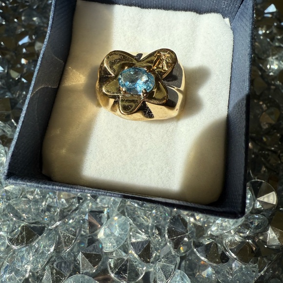 LOUIS VUITTON TYLER FLOWER WAVES RING